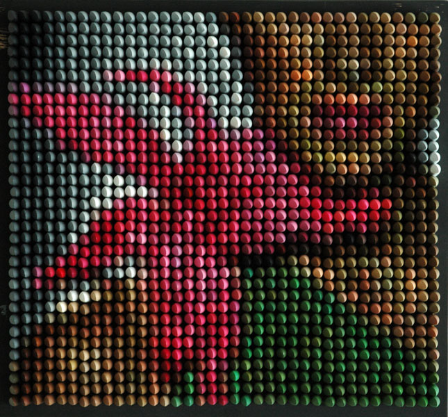 1258 lipsticks - tableau extrait de la collection Capture