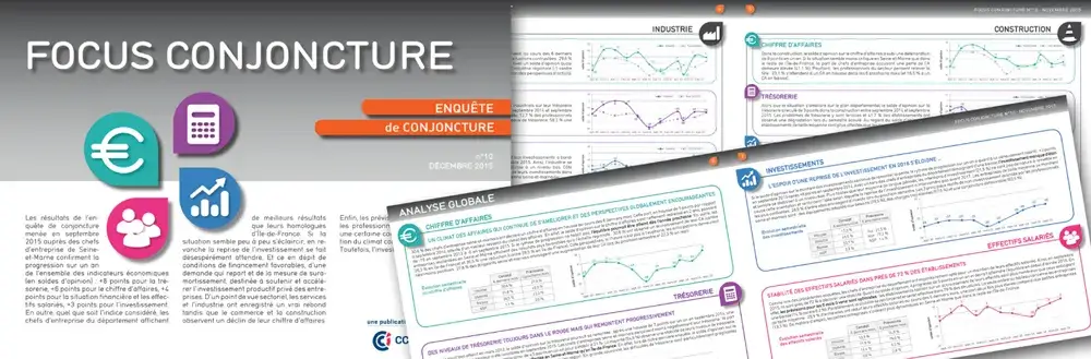 Publication économique Focus Conjoncture CCI Seine-et-Marne
