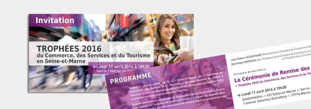 Invitation officielle Trophées du Commerce 2016 CCI Seine-et-Marne