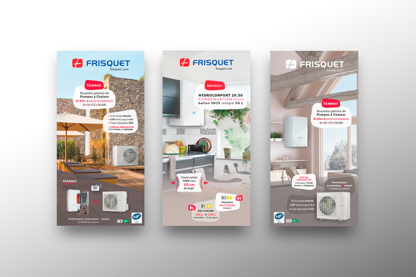 Encarts publicitaires, bannières web