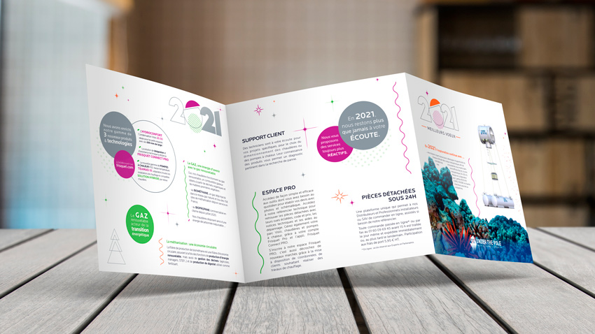 Mailing papier voeux