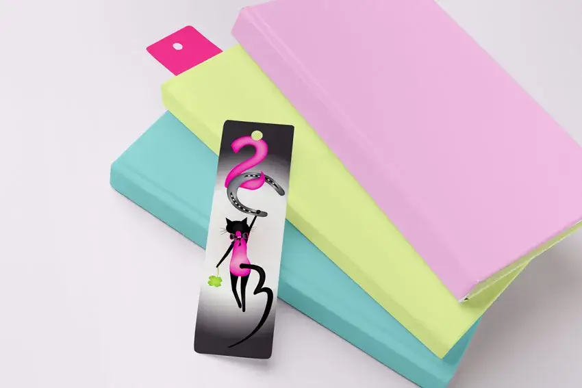 Carte de vœux entreprise 2013 et déclinaison en marque-page goodies