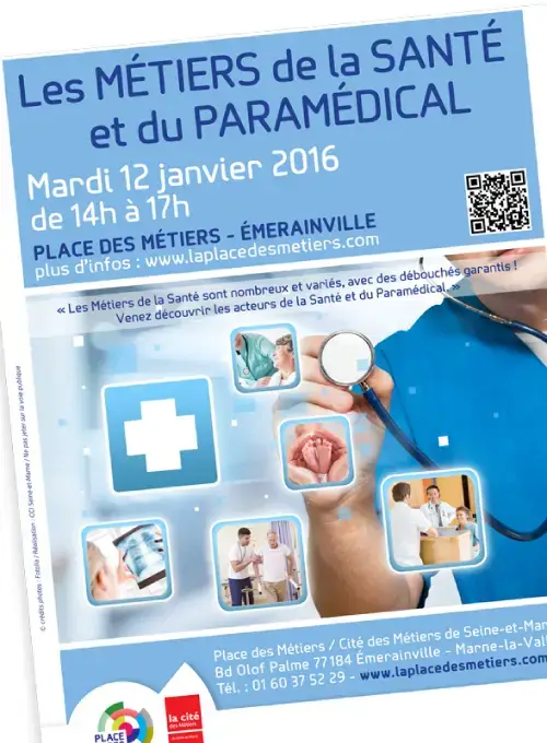Invitation pour la découverte des métiers de la santé et du paramédical - La Place des Métiers