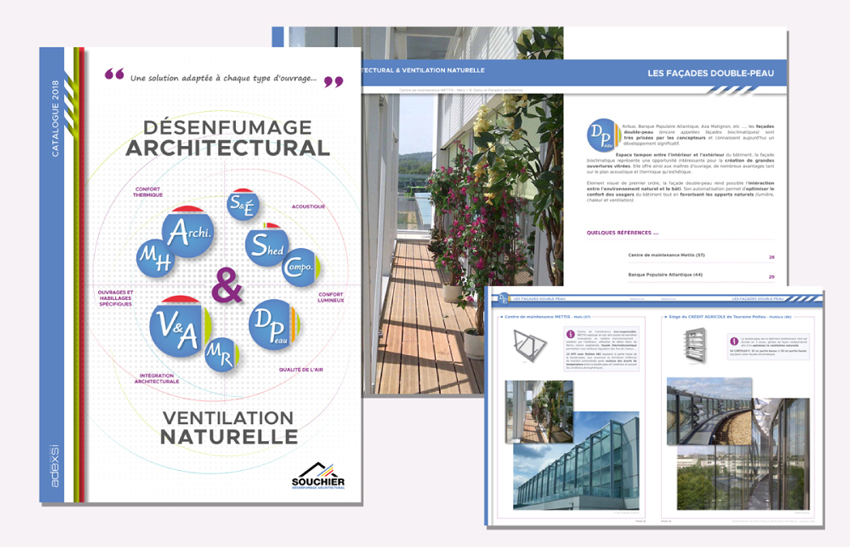 Catalogue Désenfumage architectural Souchier-Boullet
