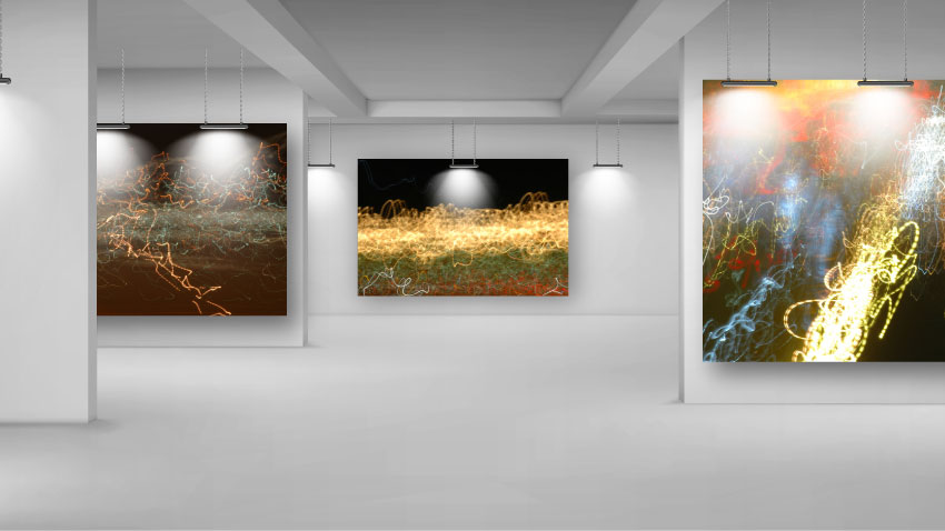 Galerie Voies sur berges, Place de l'Etoile, Boulevard Haussmann